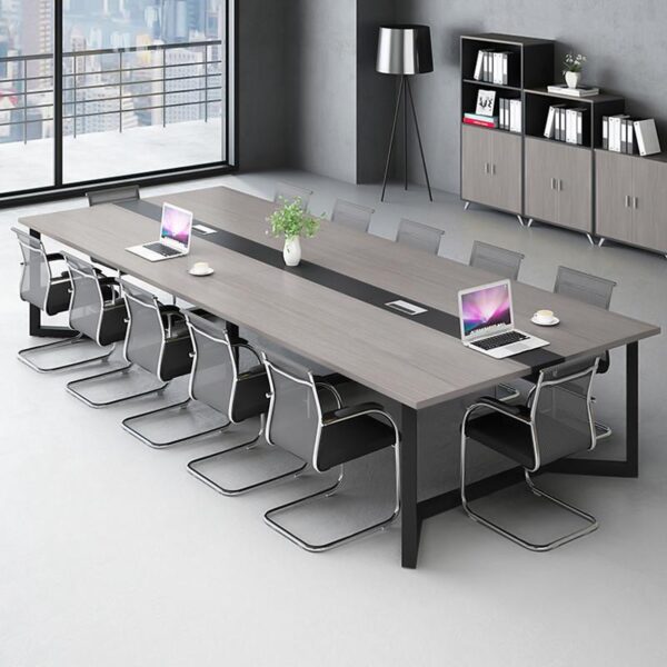 Bàn Họp MDF Chân Sắt-BHVP07