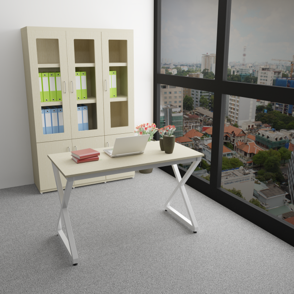 Bàn Làm Việc Chăn Sắt Chữ X-BNV16