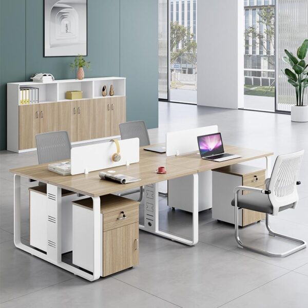 Bàn Làm Việc Nhóm 4 Người Cho Văn Phòng-CBNV38