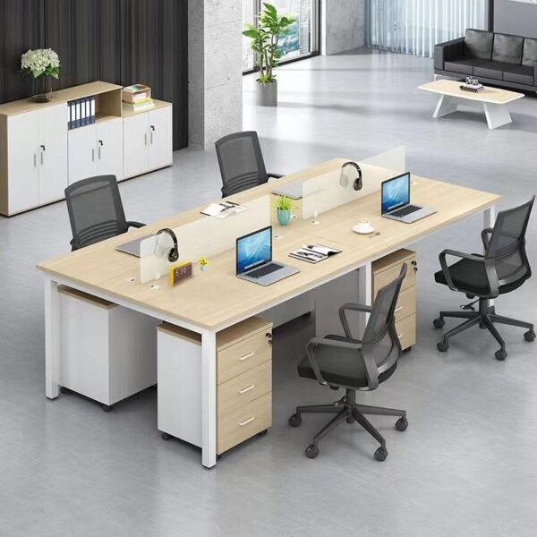 Cụm Bàn 4 Gỗ MDF-CBNV06