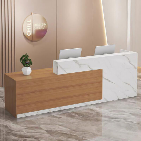 Quầy Lễ Tân Bền Đẹp Fine-QLT10