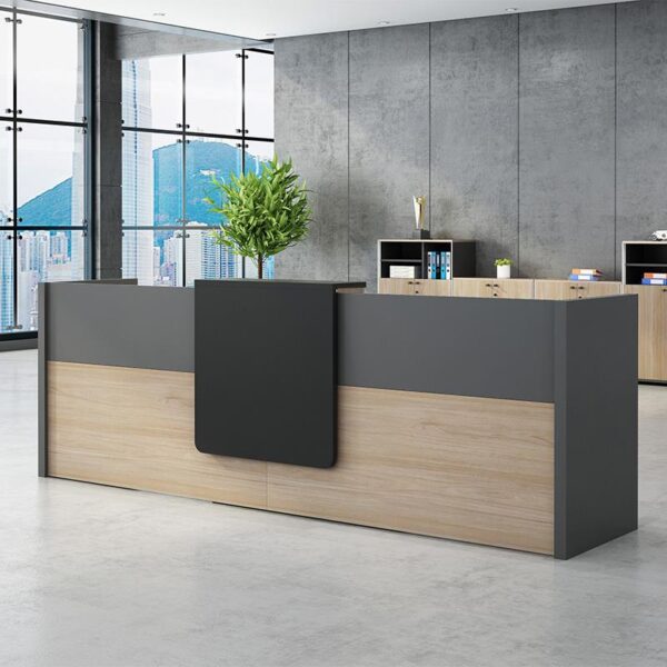 Quầy Lễ Tân MDF Modern -QLT06