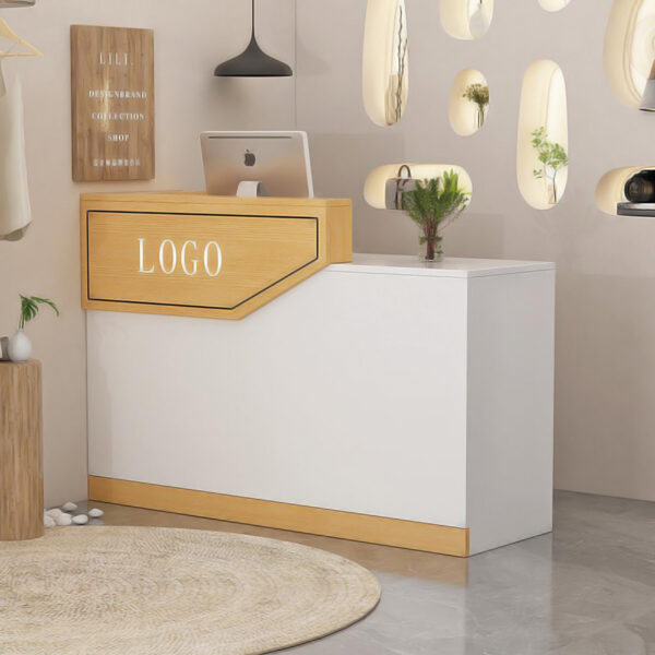 Quầy Lễ Tân Nhỏ Gỗ MDF-QLT14