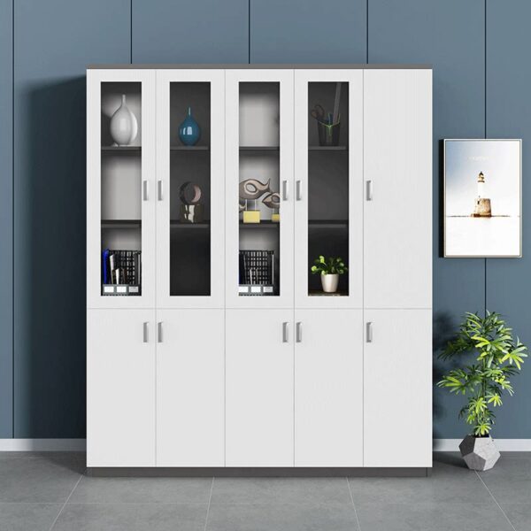 Tủ Hồ Sơ Văn Phòng Gỗ MDF-THS01