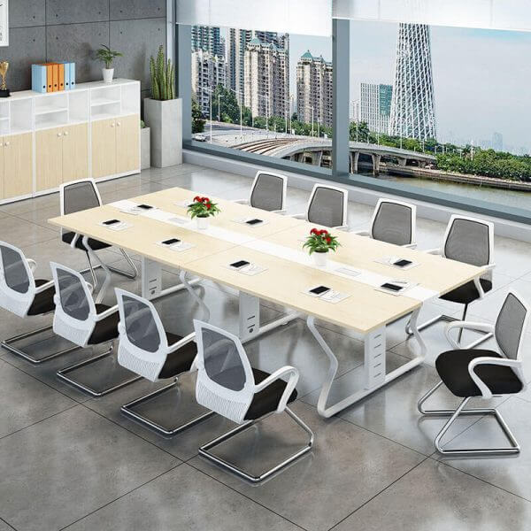 Bàn Họp Chân Sắt  2m4 BHVP53